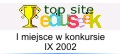 I miejsce w konkursie IX 2002