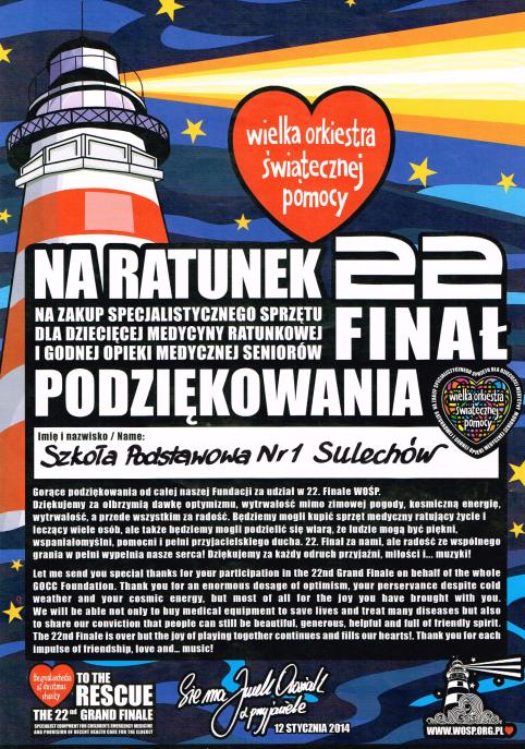 Podziękowania